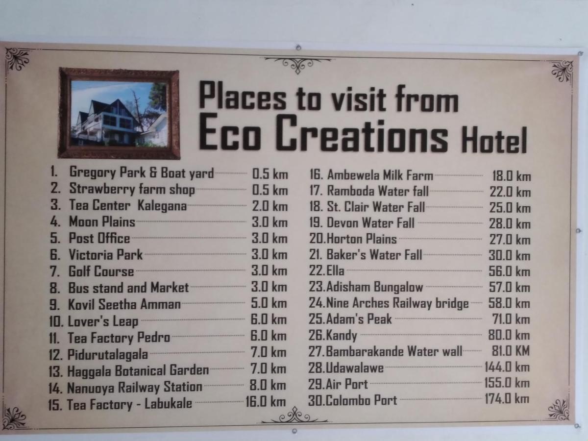 Eco Creations Nuwaraeliya Hotel Nuwara Eliya Ngoại thất bức ảnh